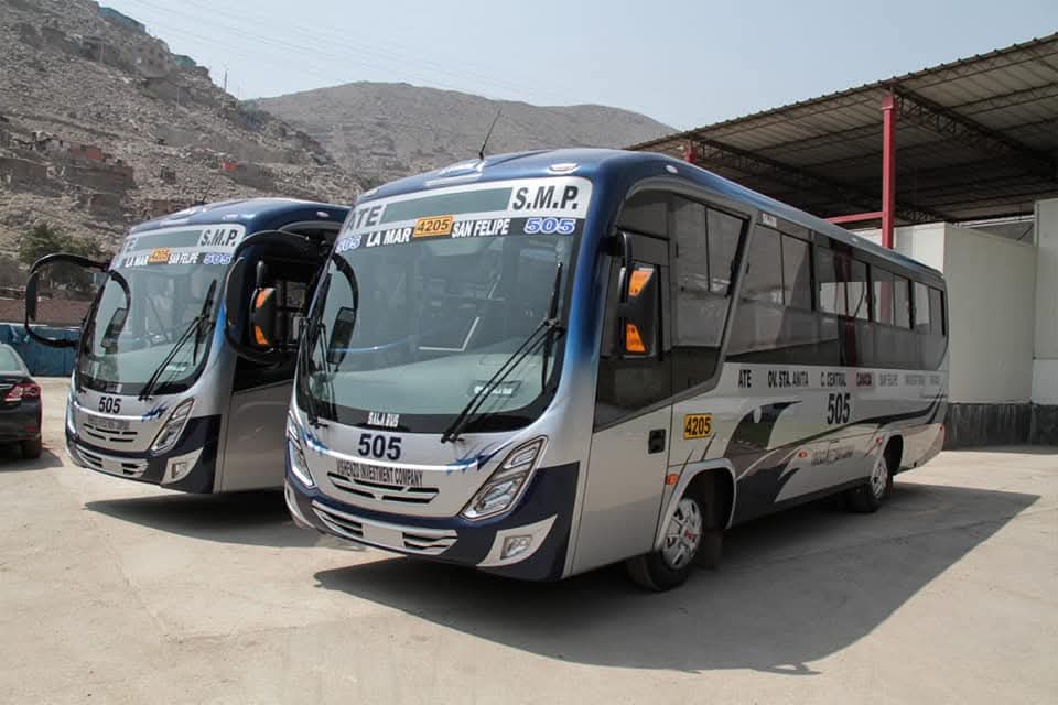 Bus para transporte urbano.